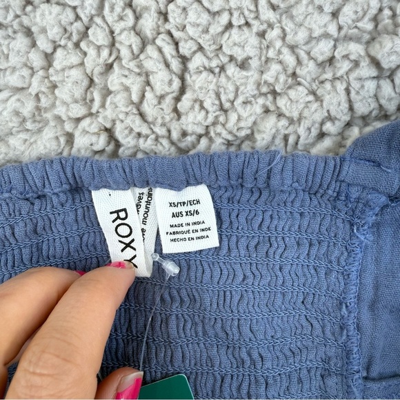 NWT Roxy Beyond me tank top Blue - Picture 5 of 5